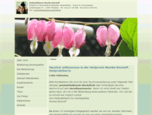 Tablet Screenshot of heilpraxis-bischoff.de